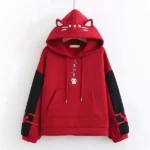 Stylish Red Hoodie for Girls