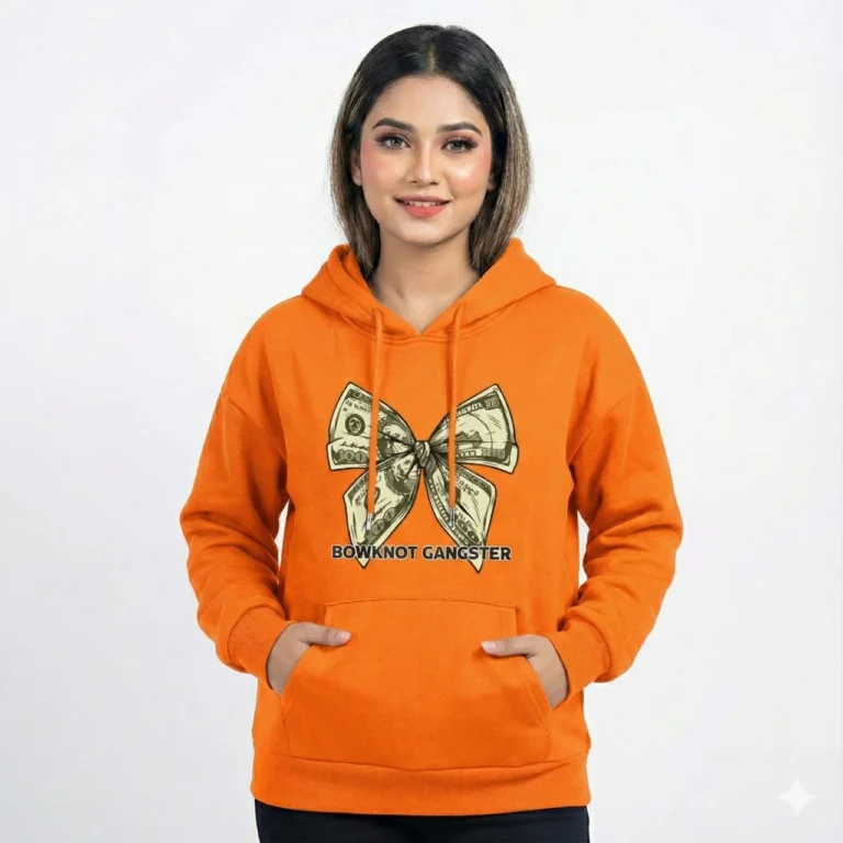 HD24 Orange Color Hoodie