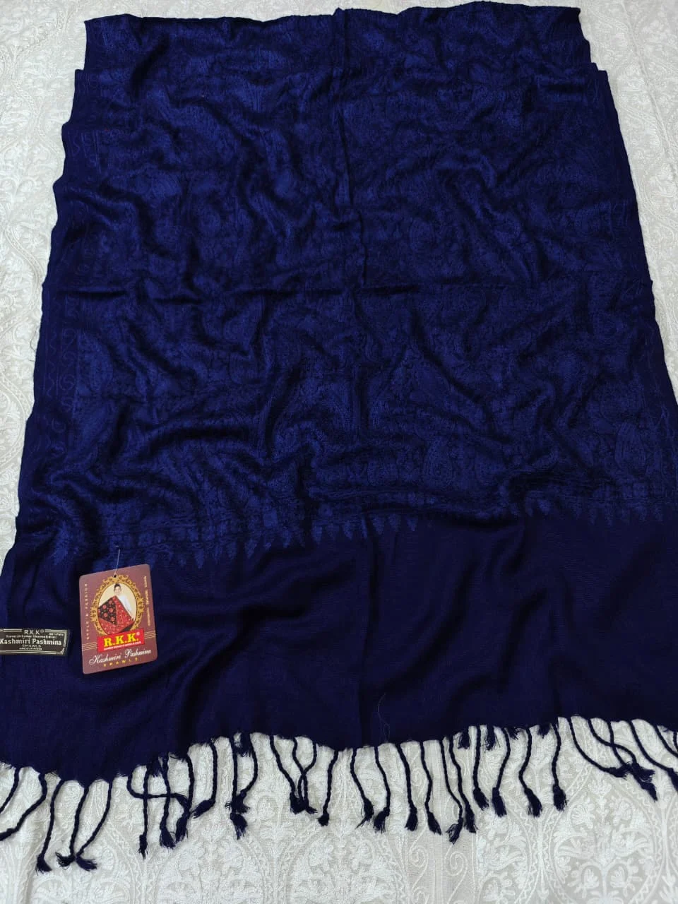 JF Kashmiri Shawl RKK - (31) Indian Kashmiri Shawl Rkk - Code Jf31 - Image 1