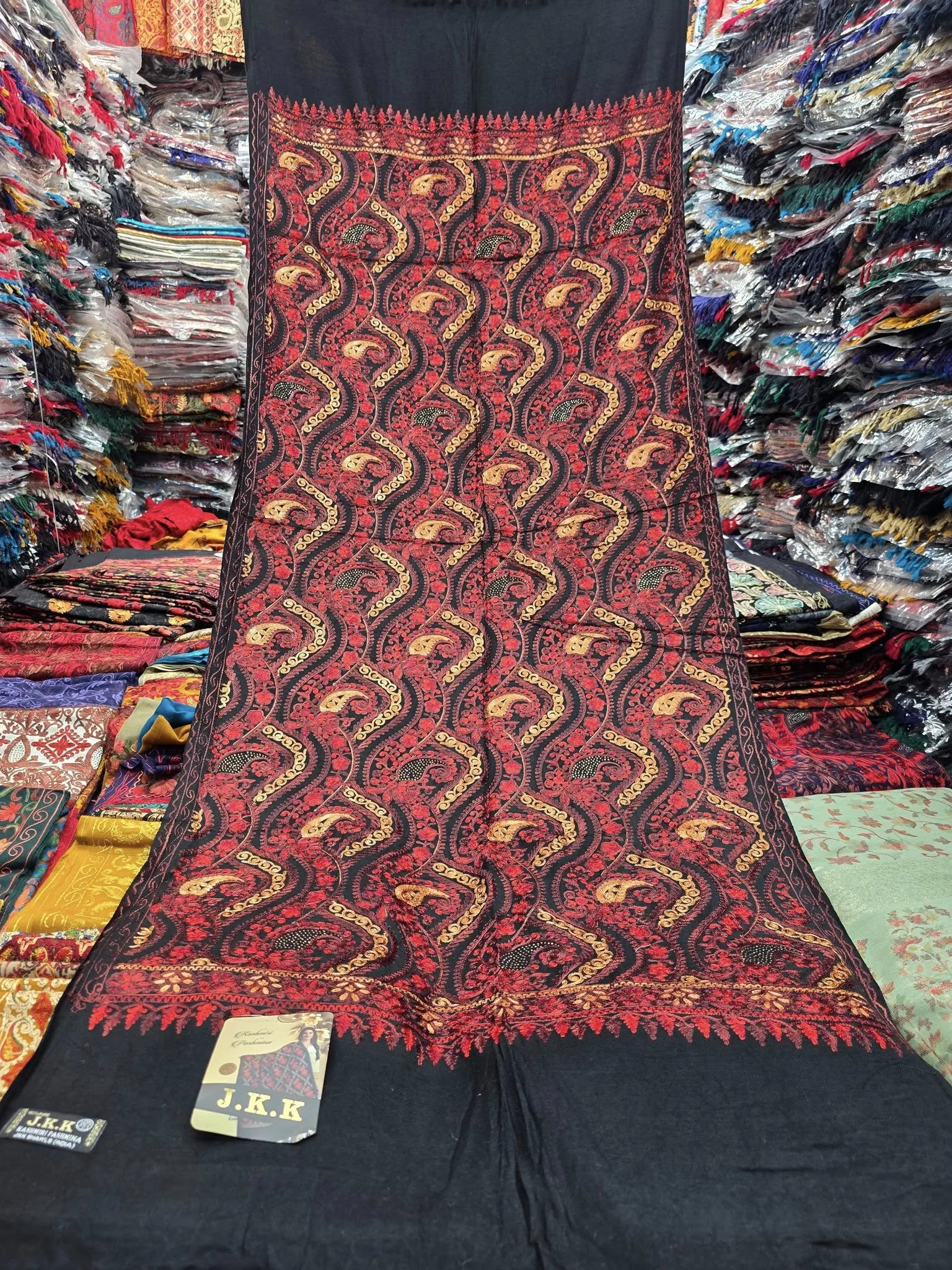 Reeva 2 Indian Kashmiri Shawl Jkk - Code Reeva - Image 1