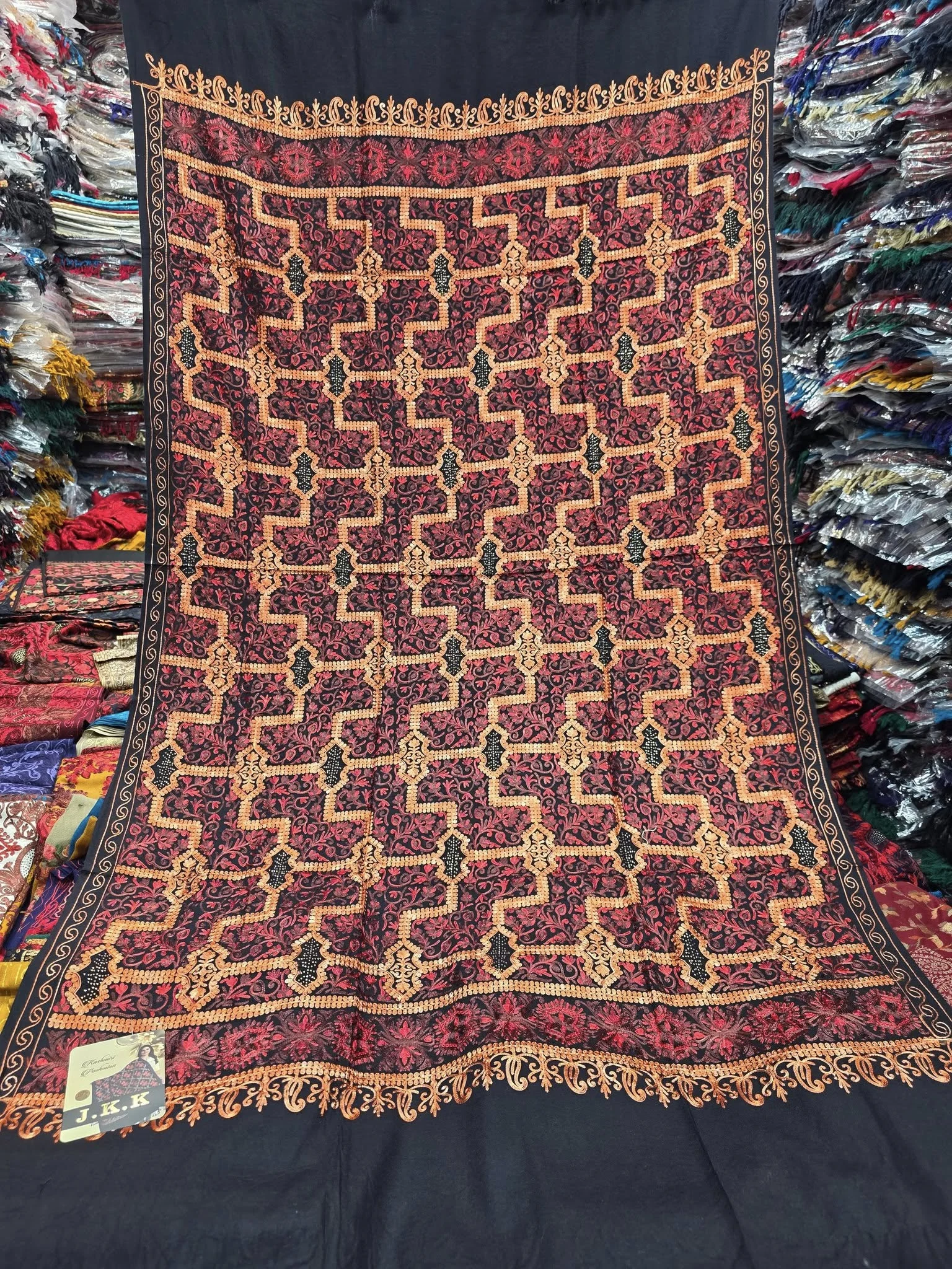 Sheeza 2 Indian Kashmiri Shawl Jkk - Code Sheeza - Image 1